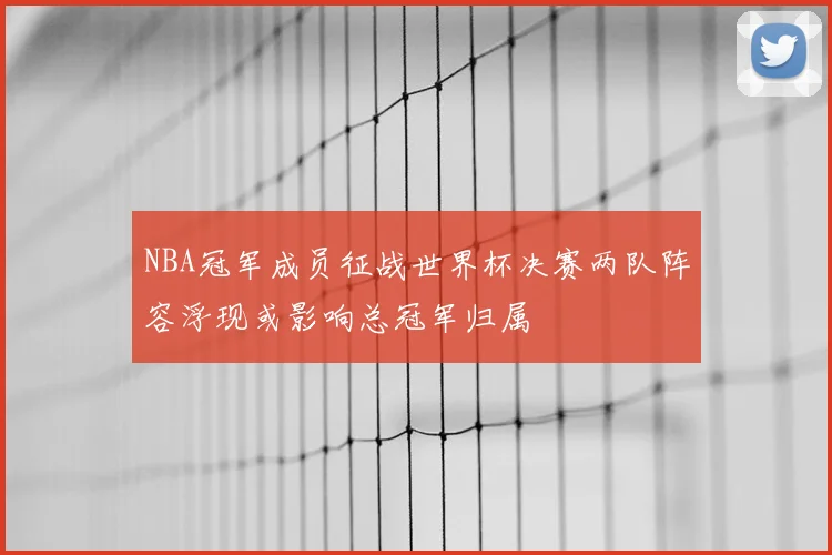 NBA冠军成员征战世界杯决赛两队阵容浮现或影响总冠军归属